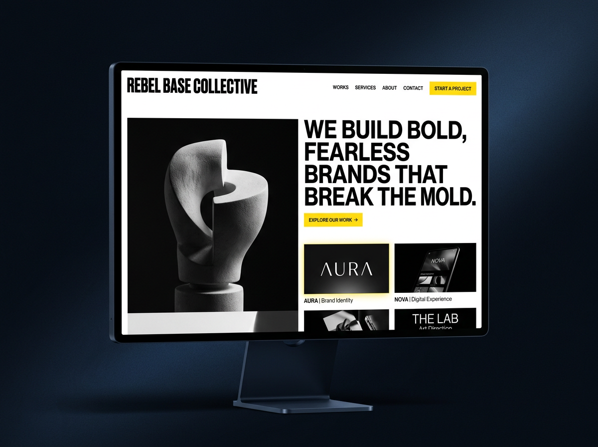 Rebel Base Collective website